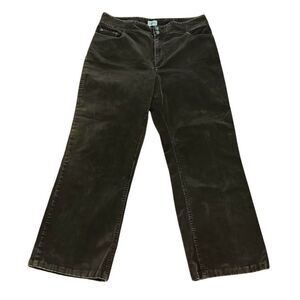 Chico’s chocolate brown corduroy pants size 2, Chicos two